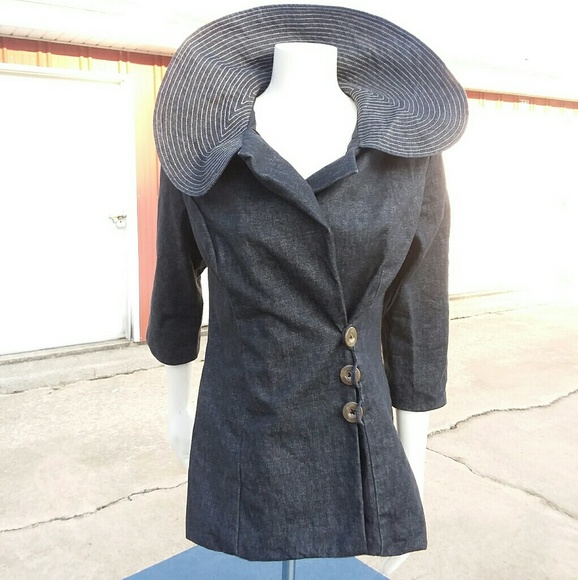 eshakti Jackets & Blazers - eShakti brand Beautiful Denim Jacket, Sz. 6!!